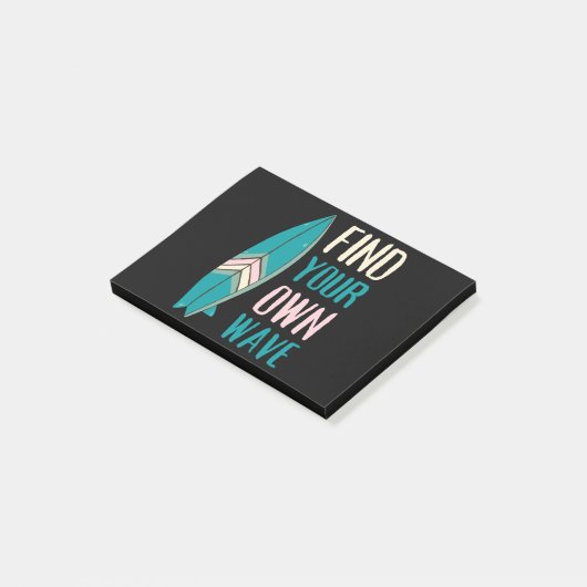 Surf Vind Je Eigen Golfplank Post-it® Notes (Schuin)