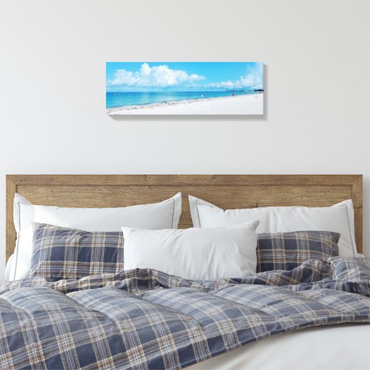 Surf Vist Canvas afdrukken (Insitu (Slaapkamer))