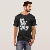 Surf Vist Slaapstand herhalen T-shirt (Voorkant volledig)