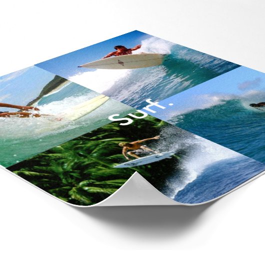 surf voor het leven poster (Hoek)