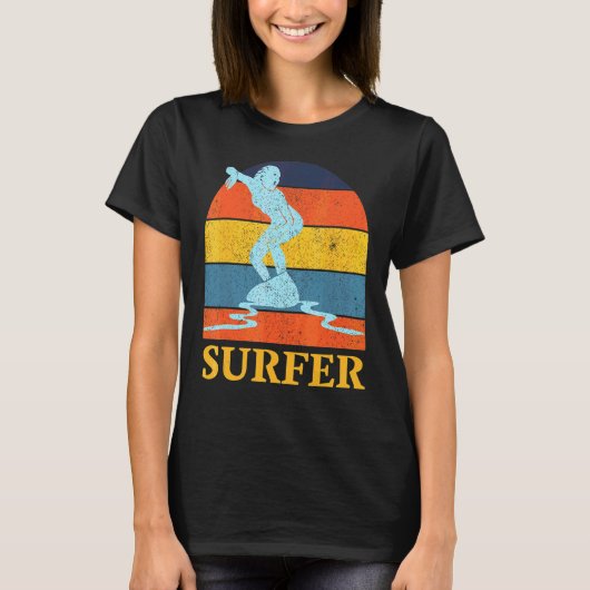  Surf voor jongens Surfen & Surfboard 2 T-shirt (Voorkant)