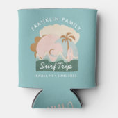 Surf voor persoonlijke eilandengroep blikjeskoeler (Voorkant)