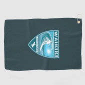 Surf Waikiki Honolulu Hawaii Golfhanddoek (Horizontaal)