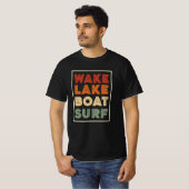 Surf Wake Lake Boat T-shirt (Voorkant volledig)