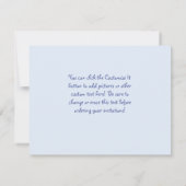 Surf Wave Strandfeest Uitnodiging (Achterkant)