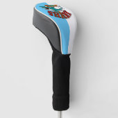 Surf with the shark golfheadcover (Schuin)