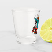 Surf with the shark shot glas (Links)