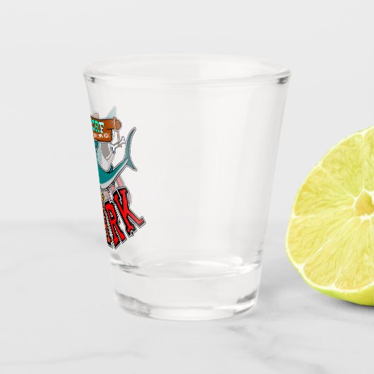 Surf with the shark shot glas (Rechts)