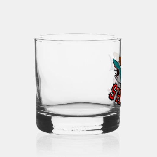 Surf with the shark whisky glas (Rechts)