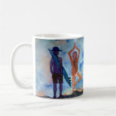 Surf Yoga Romantic Painting White Mok (Links)