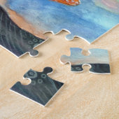 Surf Yoga Schilderkunst Foto Puzzle met Gift Box Legpuzzel (Zijkant)