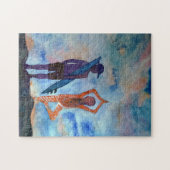 Surf Yoga Schilderkunst Foto Puzzle met Gift Box Legpuzzel (Horizontaal)