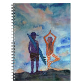Surf Yoga Zomerfoto Notitieboek (80 pagina's B&W) (Voorkant)