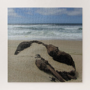 Surf Zand en driftwood West Coast Landscape Beach Legpuzzel