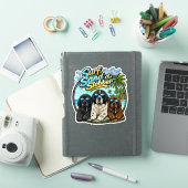 Surf Zand en Kwijl Sticker (iPad Cover)
