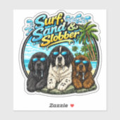 Surf Zand en Kwijl Sticker (Vel)