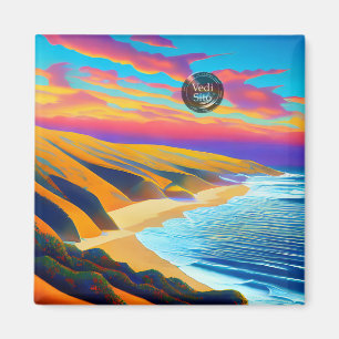 Surf, Zand en Zuma Strandmagneet Magneet