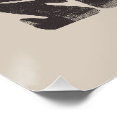 Surf Zand Zonsondergangen Beach Life Palm Tree Perfect Poster (Hoek)