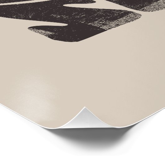 Surf Zand Zonsondergangen Beach Life Palm Tree Perfect Poster (Hoek)