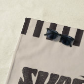 Surf Zand Zonsondergangen Beach Life Palm Tree Strandlaken (In situ)