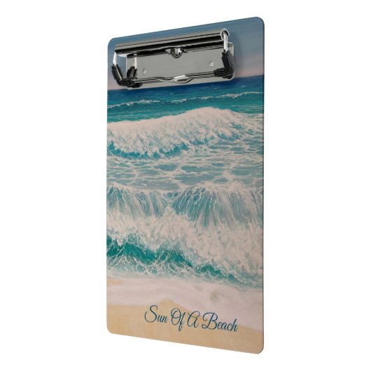 Surf Zee Zon strand Mini Klembord (Angled2)