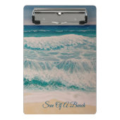 Surf Zee Zon strand Mini Klembord (Voorkant)