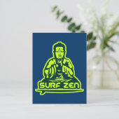 Surf Zen Briefkaart (Staand voorkant)