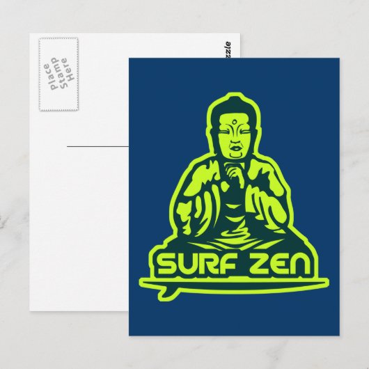 Surf Zen Briefkaart (Voorkant / Achterkant)