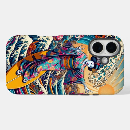 Surf Zen Case-Mate iPhone Case (Achterkant (horizontaal))