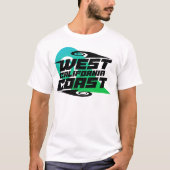 Surf zomer in West-Californië T-shirt (Voorkant)