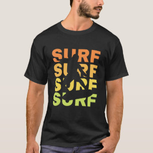 Surf zonsondergang voor surfer-zonneZee en -Surf T-shirt