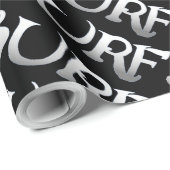 Surf zwart gekanteld mat inpakpapier (Rol Hoek)