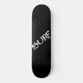 Surf zwart gekanteld skateboard (Voorkant)