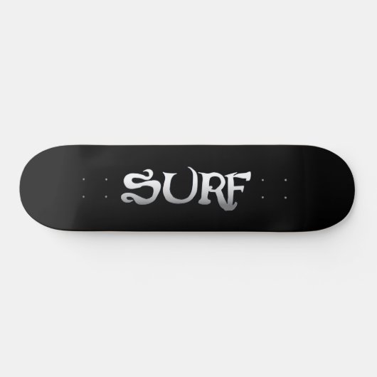 Surf zwart skateboard (Horizontaal)