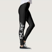 Surf zwarte leggings (Rechts)