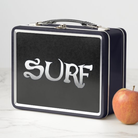 Surf zwarte lunchbox (In situ)