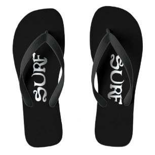 Surf zwarte teenslippers