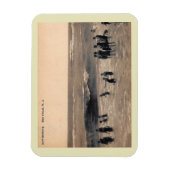 Surf zwemmen, Bay Head NJ, Vintage Magneet (Verticaal)