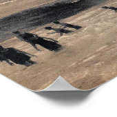 Surf zwemmen, Bay Head NJ, Vintage Poster (Hoek)