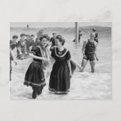 Surf zwemmen briefkaart (Voorkant)