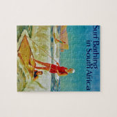 Surf zwemmen in Zuid-Afrika Legpuzzel (Horizontaal)