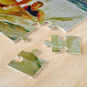 Surf zwemmen in Zuid-Afrika Legpuzzel (Zijkant)