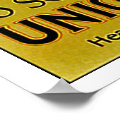 Surf zwemmen in Zuid-Afrika Poster (Hoek)