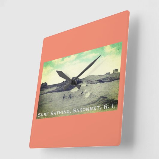 Surf zwemmen, Sakonnet, RI (Warren Point, LC) Vierkante Klok (Hoek)