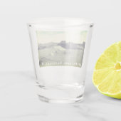 Surf zwemmen, Warren's Point Beach, Little Compton Shot Glas (Achterkant)