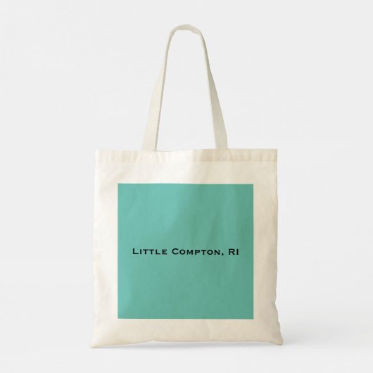 Surf zwemmen, Warren's Point Beach, Little Compton Tote Bag (Achterkant)