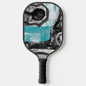Surface Current – Abstract Flow & Structure Carbon Pickleball Paddle (Achterkant)