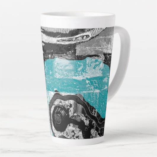 Surface Current – Abstract Flow & Structure Combo Latte Mok (Rechterhoek)