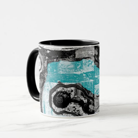 Surface Current – Abstract Flow & Structure Combo Mok (Voorkant links)