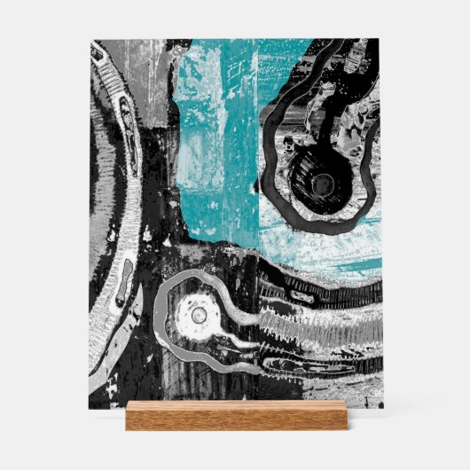 Surface Current – Abstract Flow & Structure Custom Acryl Bord (Voorkant)